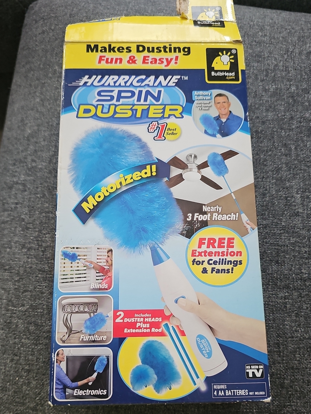 Motorized Handheld Duster - Blue